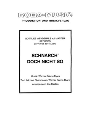 cover image of Scharch' doch nicht so
